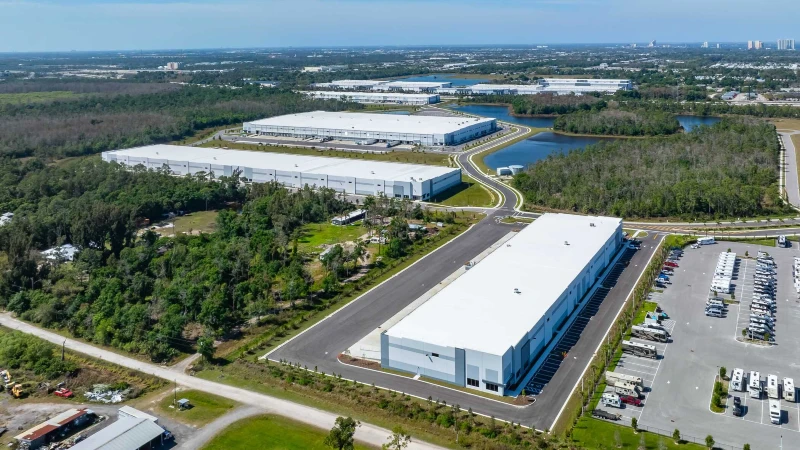 Fort Myers, Florida, industrial park with Fortune 500 tenants sold by Chicago-based developer